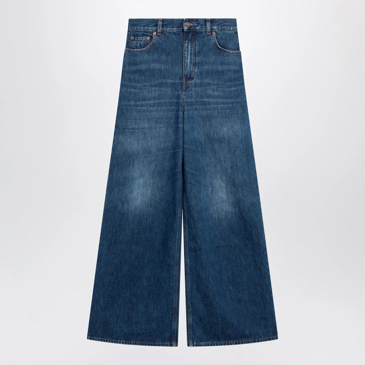 Chloé - Chloé flared jeans in washed midnight blue denim Brand Apparel &amp; Accessories > Clothing > Pants