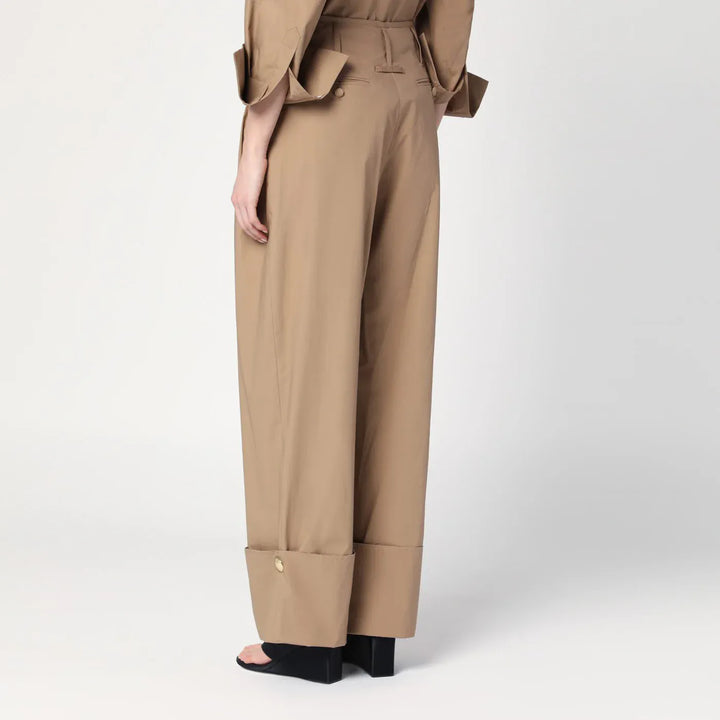 DARKPARK - Camel-coloured cuffed trousers Brand Apparel &amp; Accessories > Clothing > Pants 40  IT