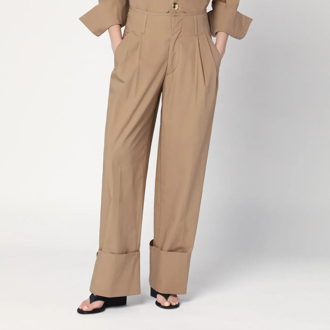 DARKPARK - Camel-coloured cuffed trousers Brand Apparel &amp; Accessories > Clothing > Pants 40  IT