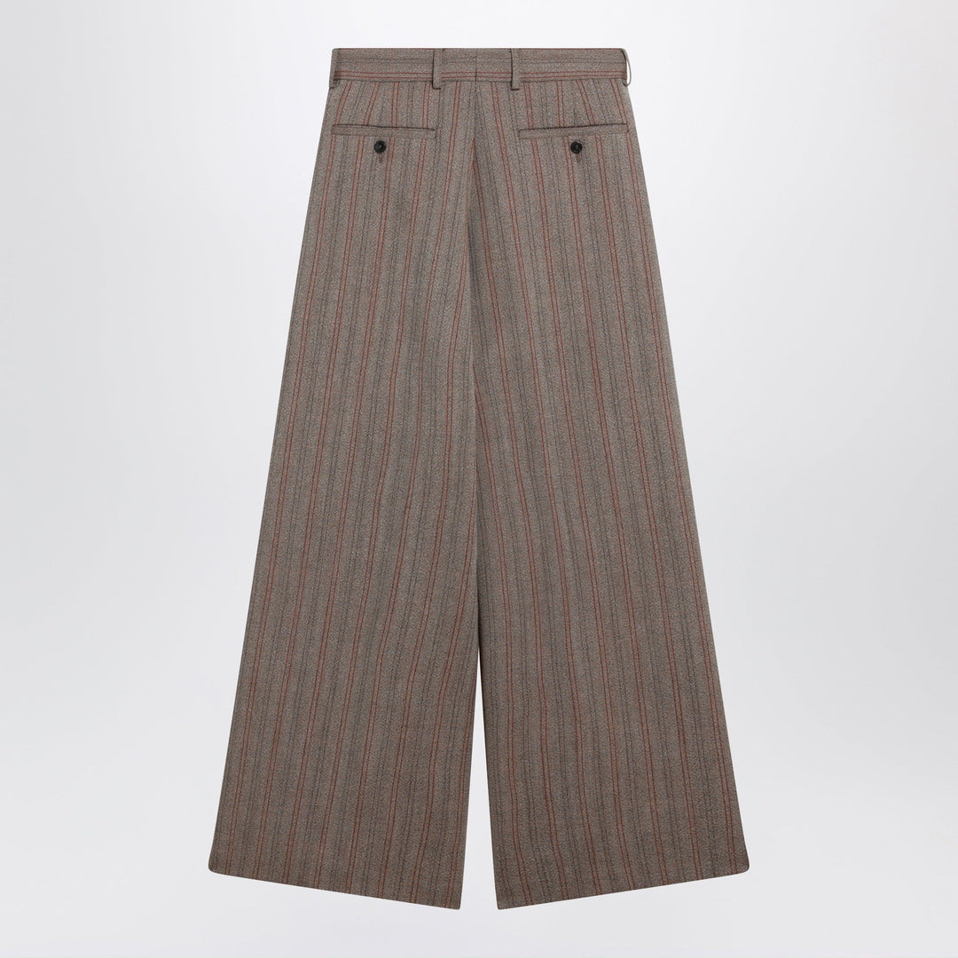 Dries Van Noten - Wide-leg pinstripe wool trousers Brand Apparel &amp; Accessories > Clothing > Pants 46 IT