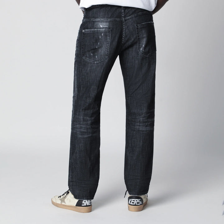 Dsquared2 - Black washed-effect distressed jeans Brand Apparel &amp; Accessories > Clothing > Pants