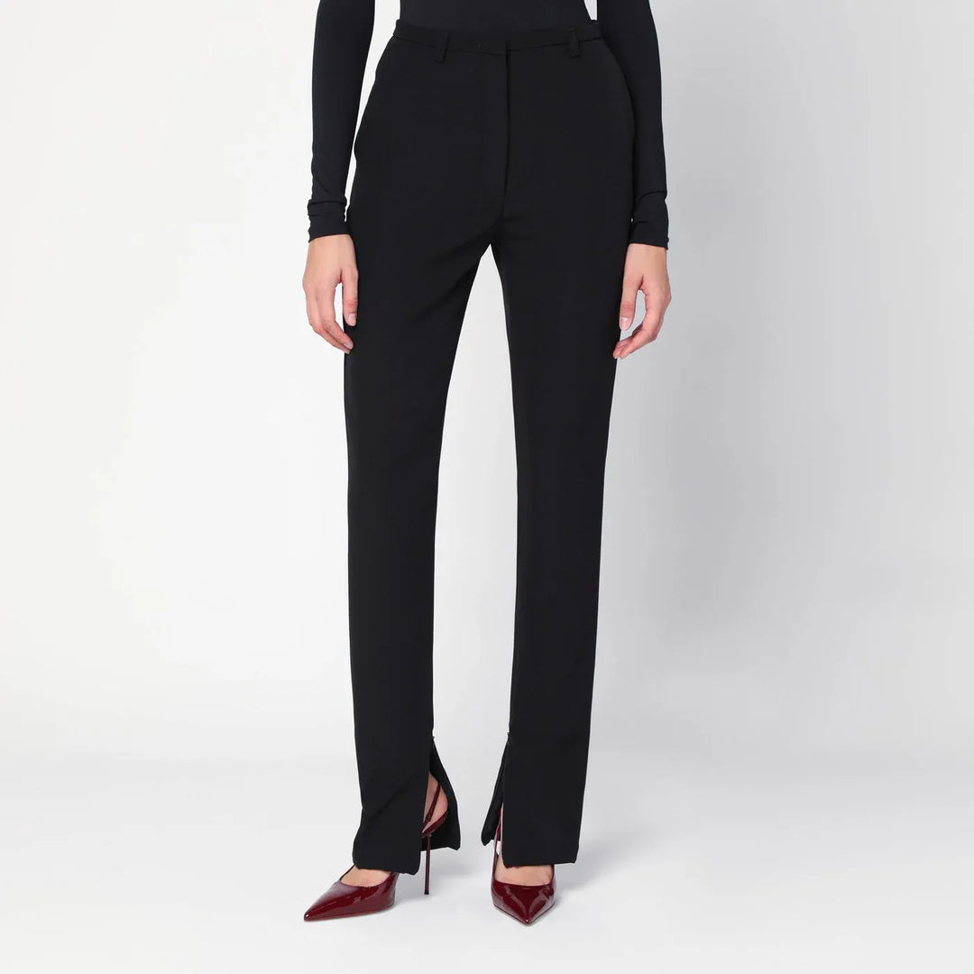 TheLatest - Black trousers with zipped slits Brand Apparel &amp; Accessories > Clothing > Pants 40  IT