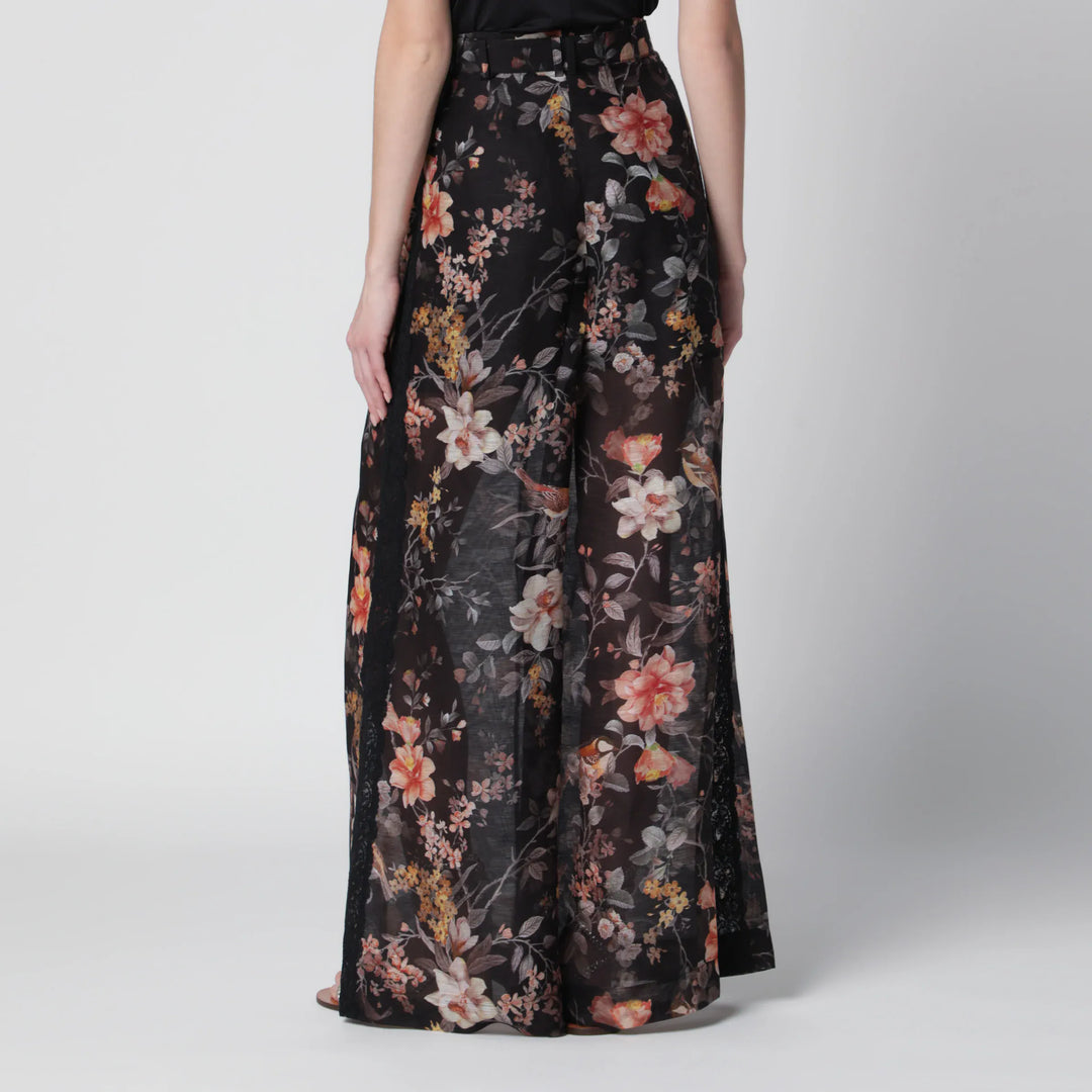 ZIMMERMANN - Black Carousel trousers Brand Apparel &amp; Accessories > Clothing > Pants 2