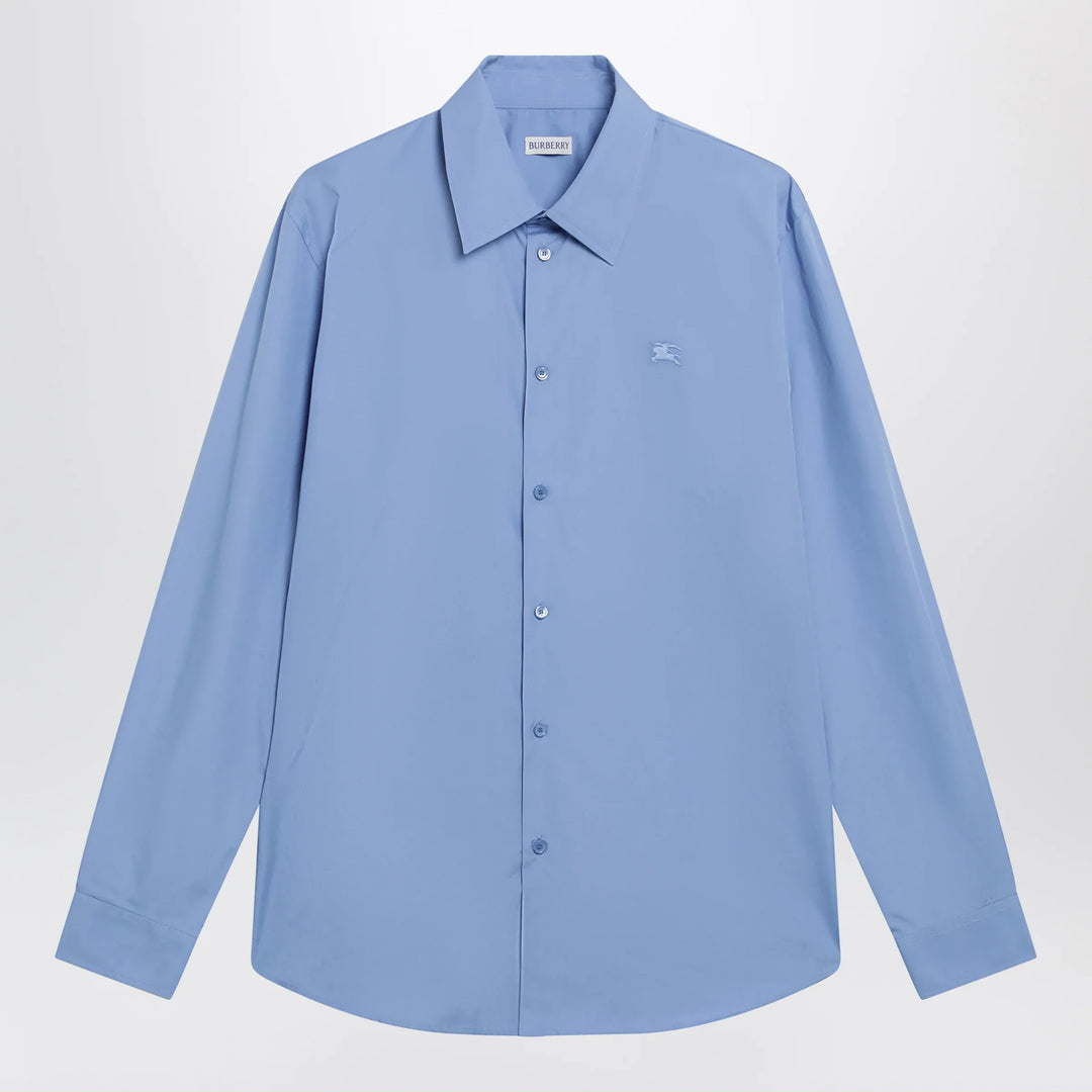 Burberry - Cornflower blue cotton poplin shirt Brand Apparel & Accessories > Clothing > Shirts & Tops S