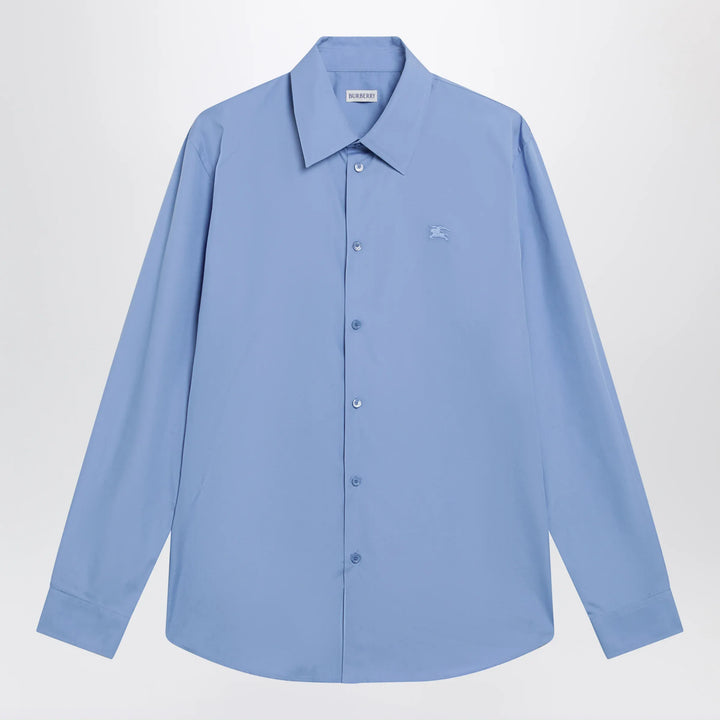 Burberry - Cornflower blue cotton poplin shirt Brand Apparel &amp; Accessories > Clothing > Shirts &amp; Tops S