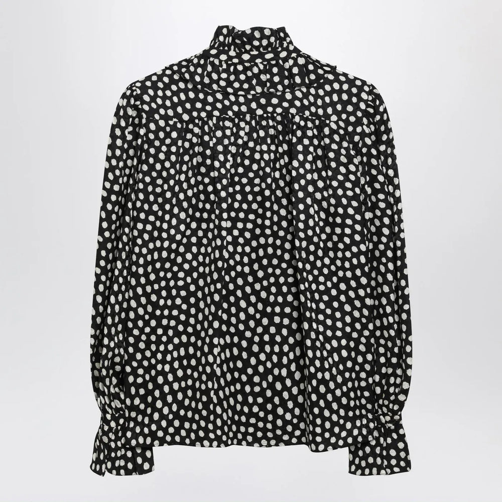 Chloé - Polka-dot silk blouse Brand Apparel & Accessories > Clothing > Shirts & Tops 36  FR