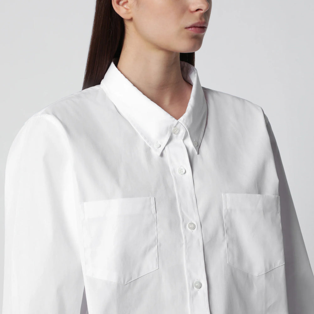 Dries Van Noten - White button-down cotton shirt Brand Apparel & Accessories > Clothing > Shirts & Tops 38  FR