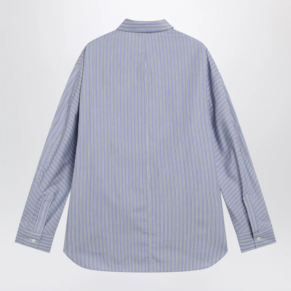 Givenchy - White/blue striped poplin shirt Brand Apparel & Accessories > Clothing > Shirts & Tops