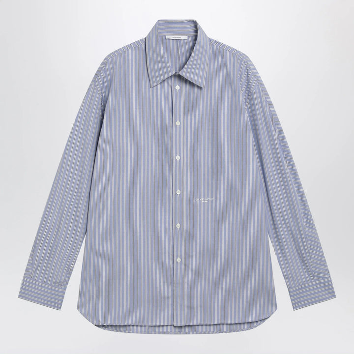 Givenchy - White/blue striped poplin shirt Brand Apparel &amp; Accessories > Clothing > Shirts &amp; Tops 39