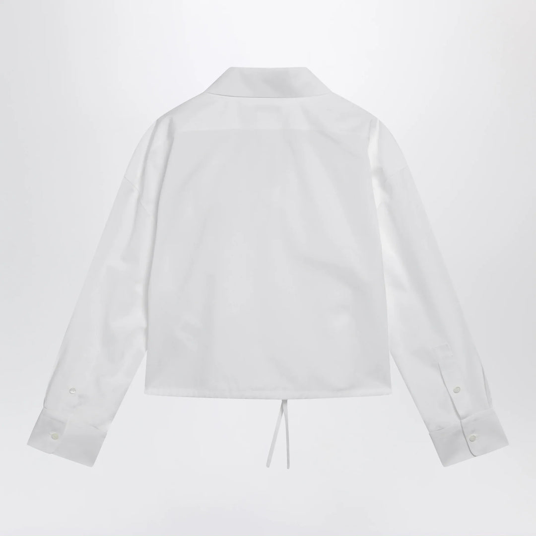 Givenchy - White short poplin shirt Brand Apparel &amp; Accessories > Clothing > Shirts &amp; Tops 38  FR