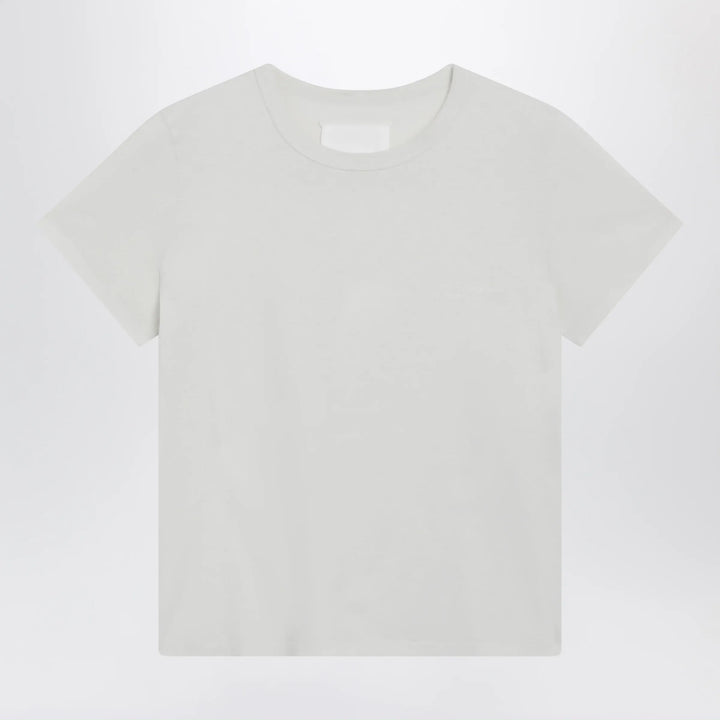Maison Margiela - Cotton jersey short-sleeve crew-neck T-shirt in white Brand Apparel &amp; Accessories > Clothing > Shirts &amp; Tops