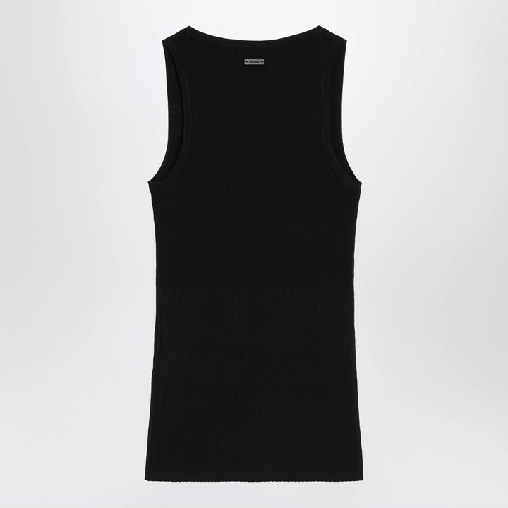 Max Mara - Black ribbed tank top Brand Apparel &amp; Accessories > Clothing > Shirts &amp; Tops