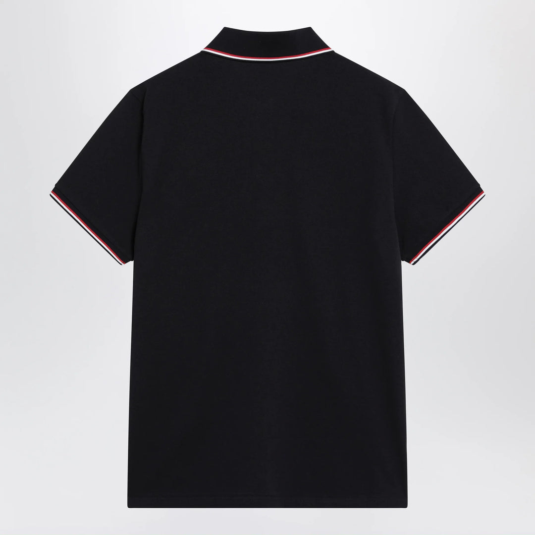 Moncler - Navy blue short-sleeve polo shirt Brand Apparel &amp; Accessories > Clothing > Shirts &amp; Tops S