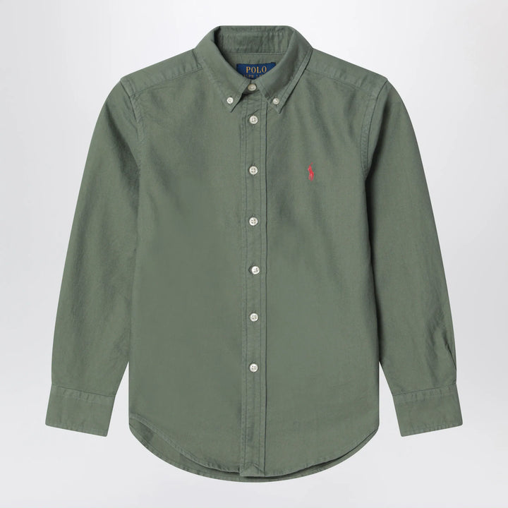Polo Ralph Lauren - Cargo green Classic-Fit Oxford shirt Brand Apparel &amp; Accessories > Clothing > Shirts &amp; Tops M