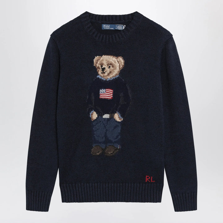 Polo Ralph Lauren - Navy blue Polo Bear sweater Brand Apparel &amp; Accessories > Clothing > Shirts &amp; Tops