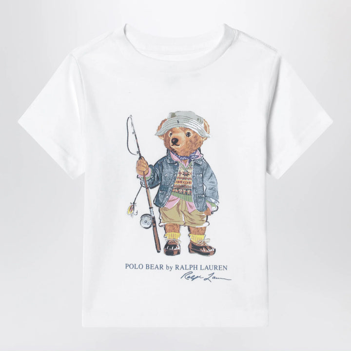 Polo Ralph Lauren - White cotton Polo Bear T-shirt Brand Apparel &amp; Accessories > Clothing > Shirts &amp; Tops 3