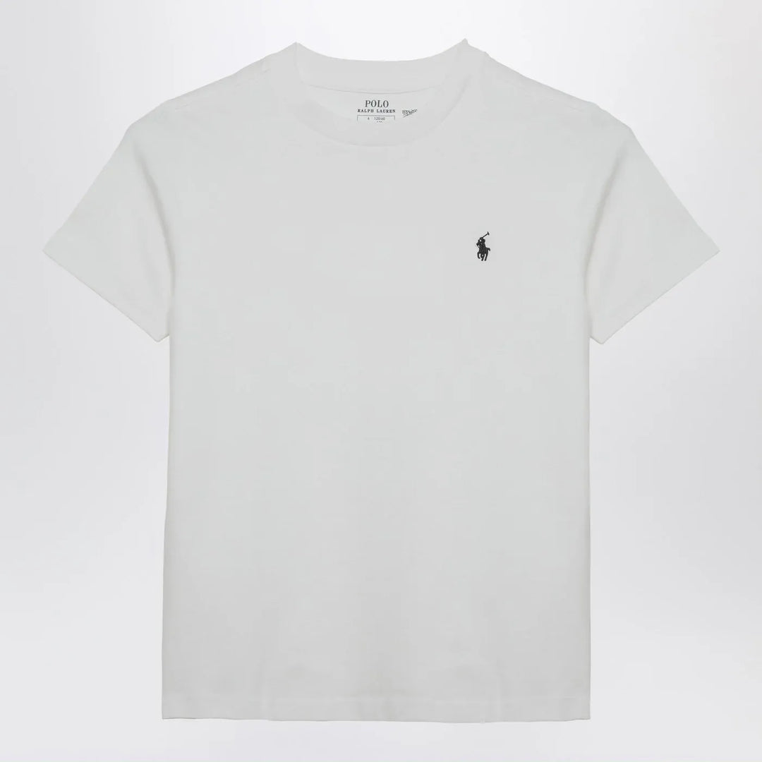 Polo Ralph Lauren - White cotton T-shirt Brand Apparel & Accessories > Clothing > Shirts & Tops 3Y