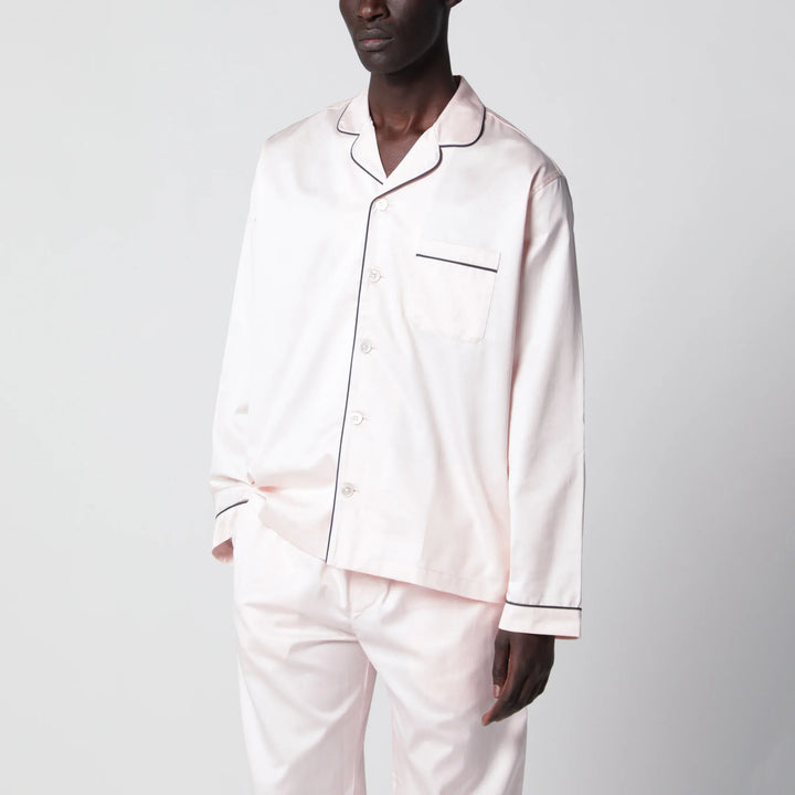 Tekla - Light pink pajama shirt Brand Apparel &amp; Accessories > Clothing > Shirts &amp; Tops S