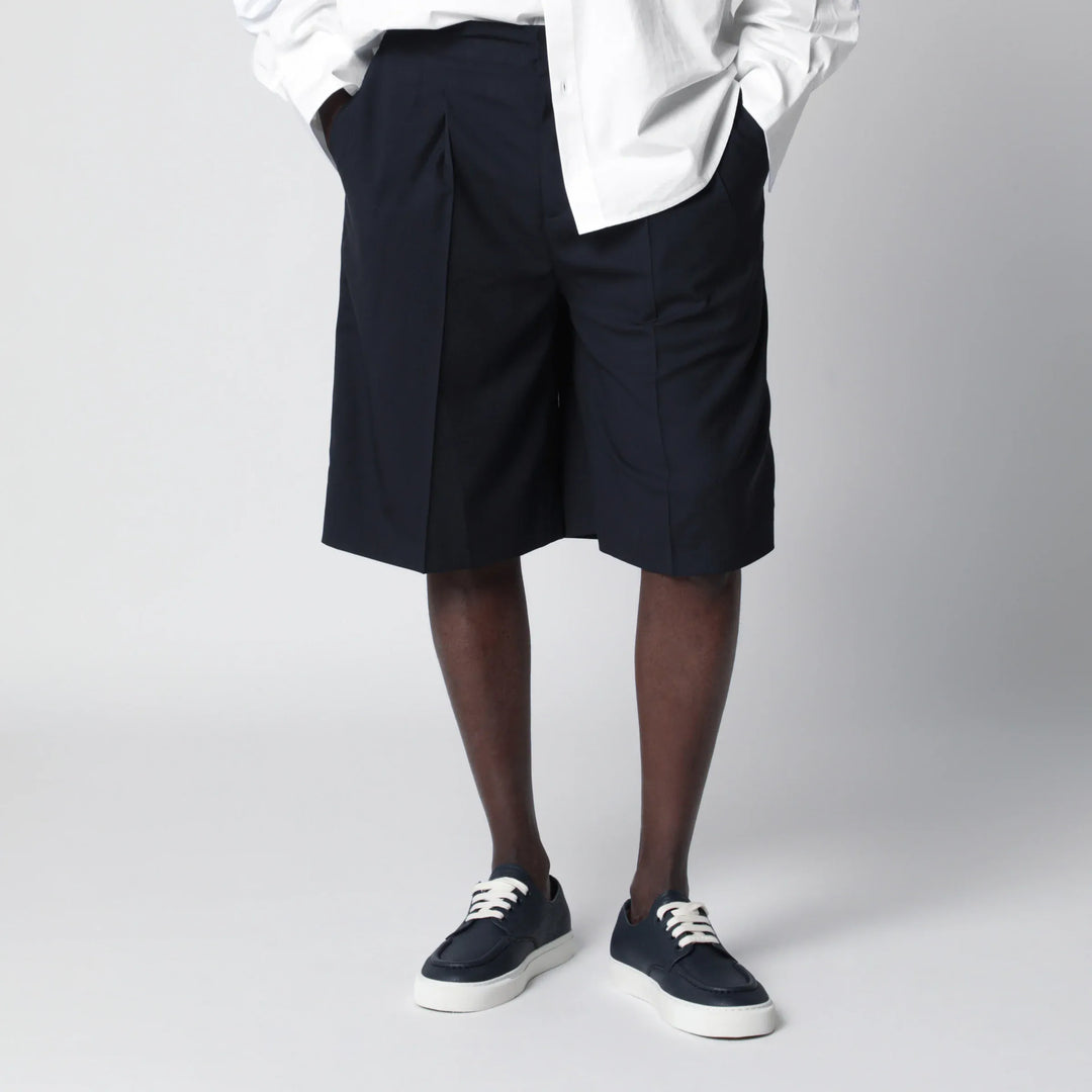 PT Torino - Blue cotton Bermuda shorts Brand Apparel & Accessories > Clothing > Shorts 46 IT