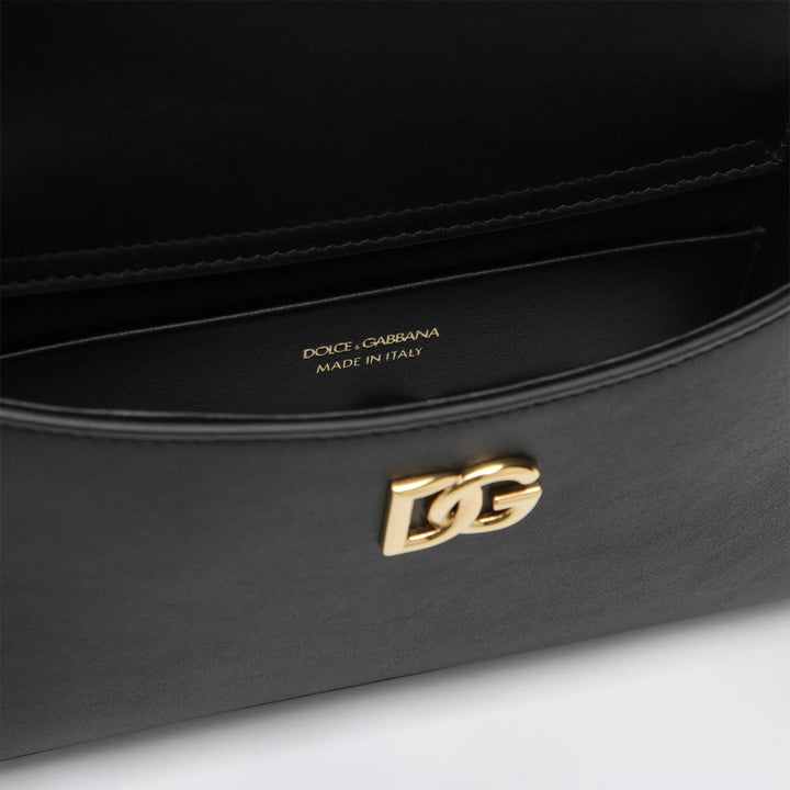 Dolce&amp;Gabbana - Black calfskin phone bag Brand Apparel &amp; Accessories TU