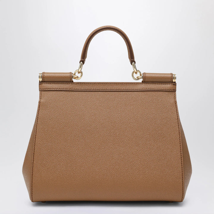 Dolce&amp;Gabbana - Large caramel Sicily Hand Bag Brand Apparel &amp; Accessories U