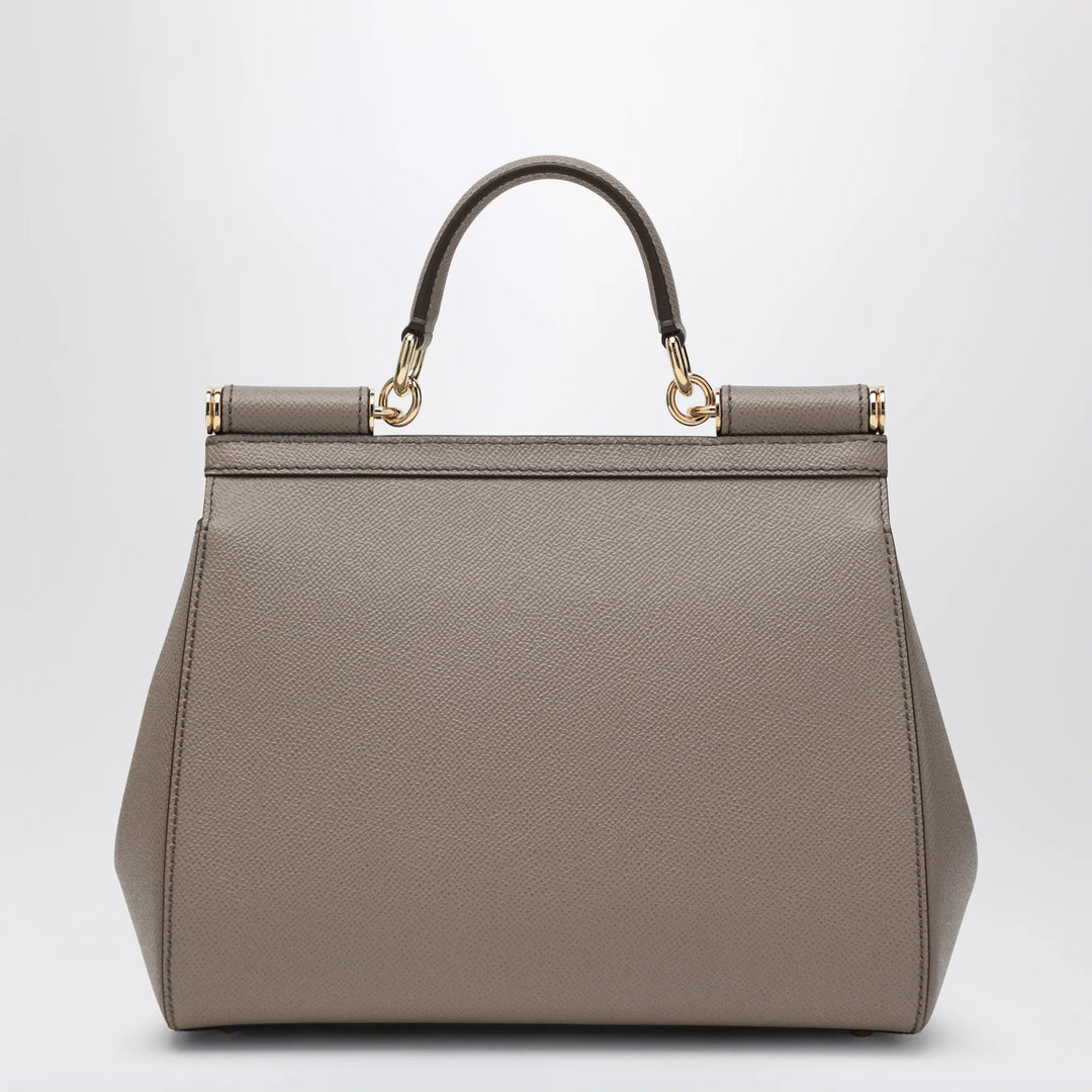 Dolce&amp;Gabbana - Large mud colour Sicily Hand Bag Brand Apparel &amp; Accessories U