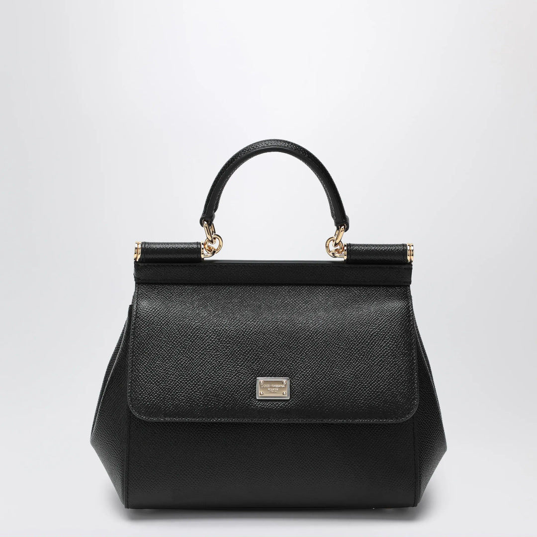 Dolce&amp;Gabbana - Medium black Sicily Hand Bag Brand Apparel &amp; Accessories U