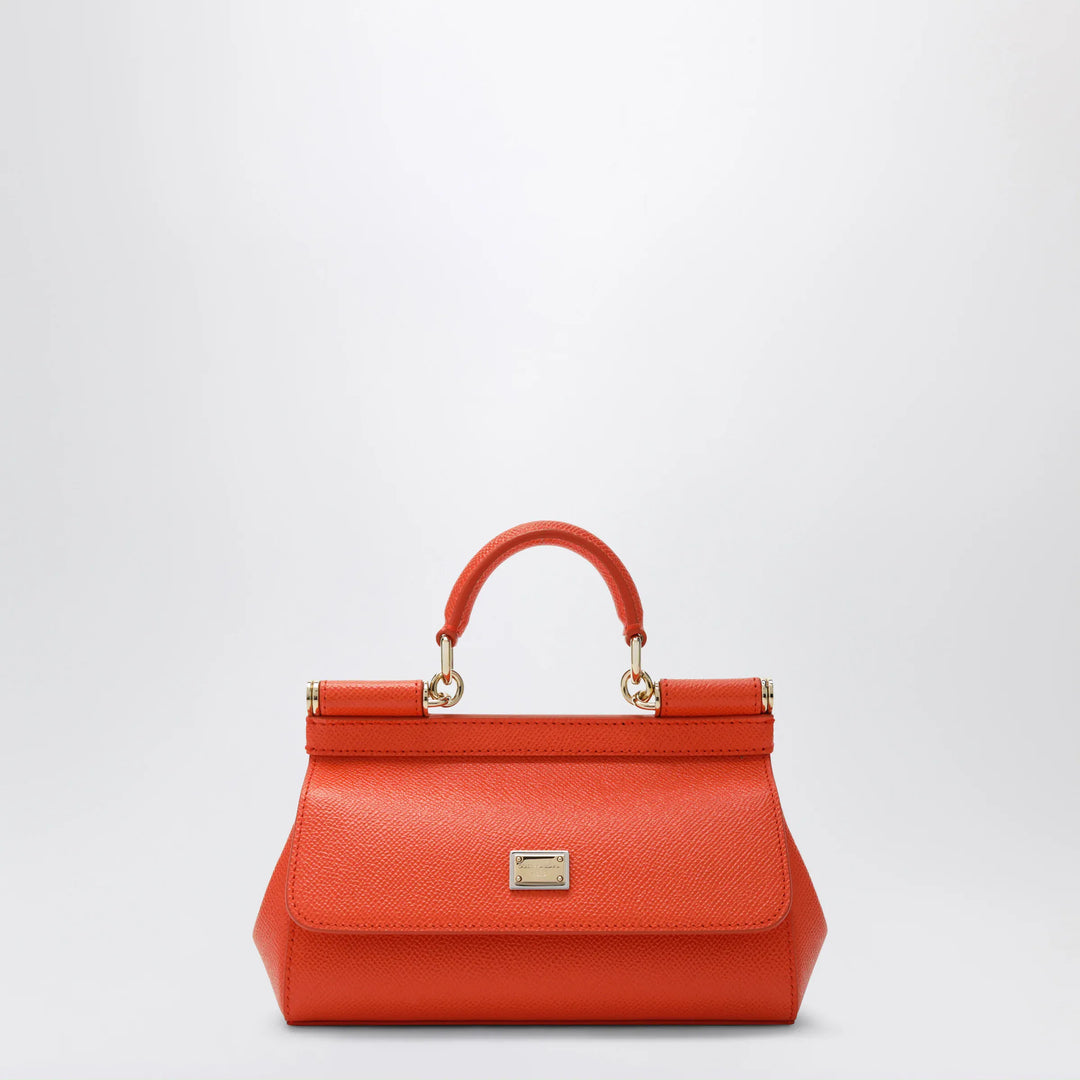Dolce&amp;Gabbana - Small orange Sicily handbag Brand Apparel &amp; Accessories TU
