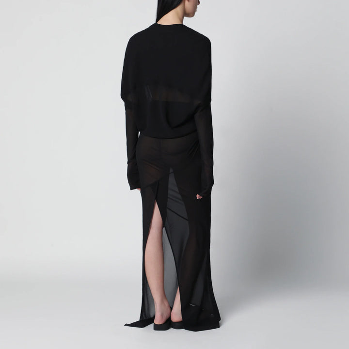 Entire Studios - Long semi-sheer black dress Brand Apparel &amp; Accessories