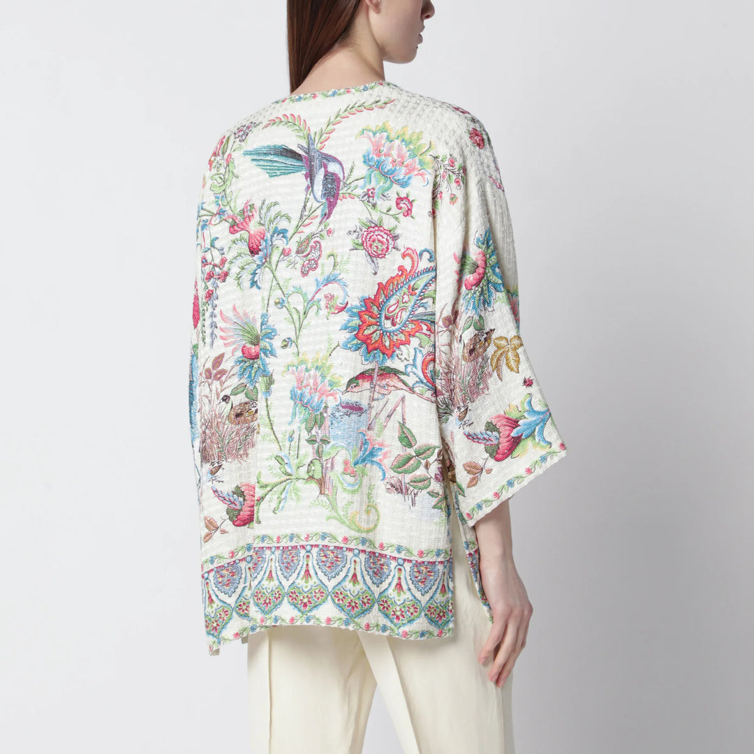 ETRO - Kesa in cotton-blend mat fabric Brand Apparel &amp; Accessories TU