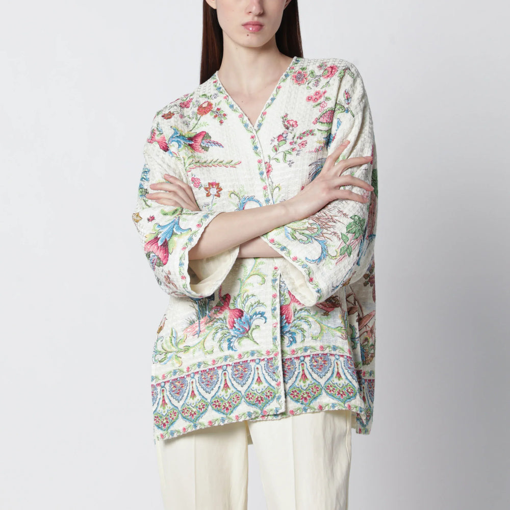 ETRO - Kesa in cotton-blend mat fabric Brand Apparel & Accessories TU