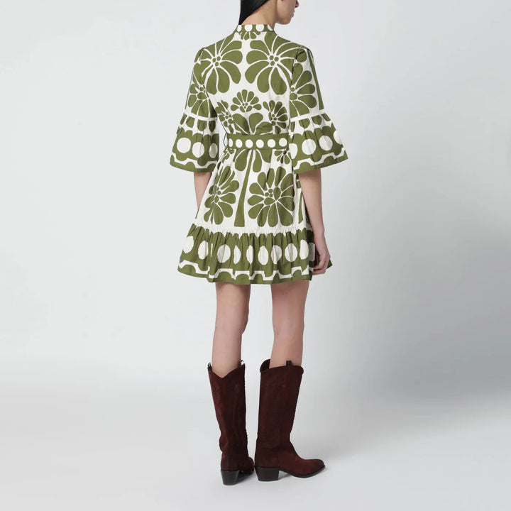FARM Rio - Palermo mini dress with green print Brand Apparel &amp; Accessories
