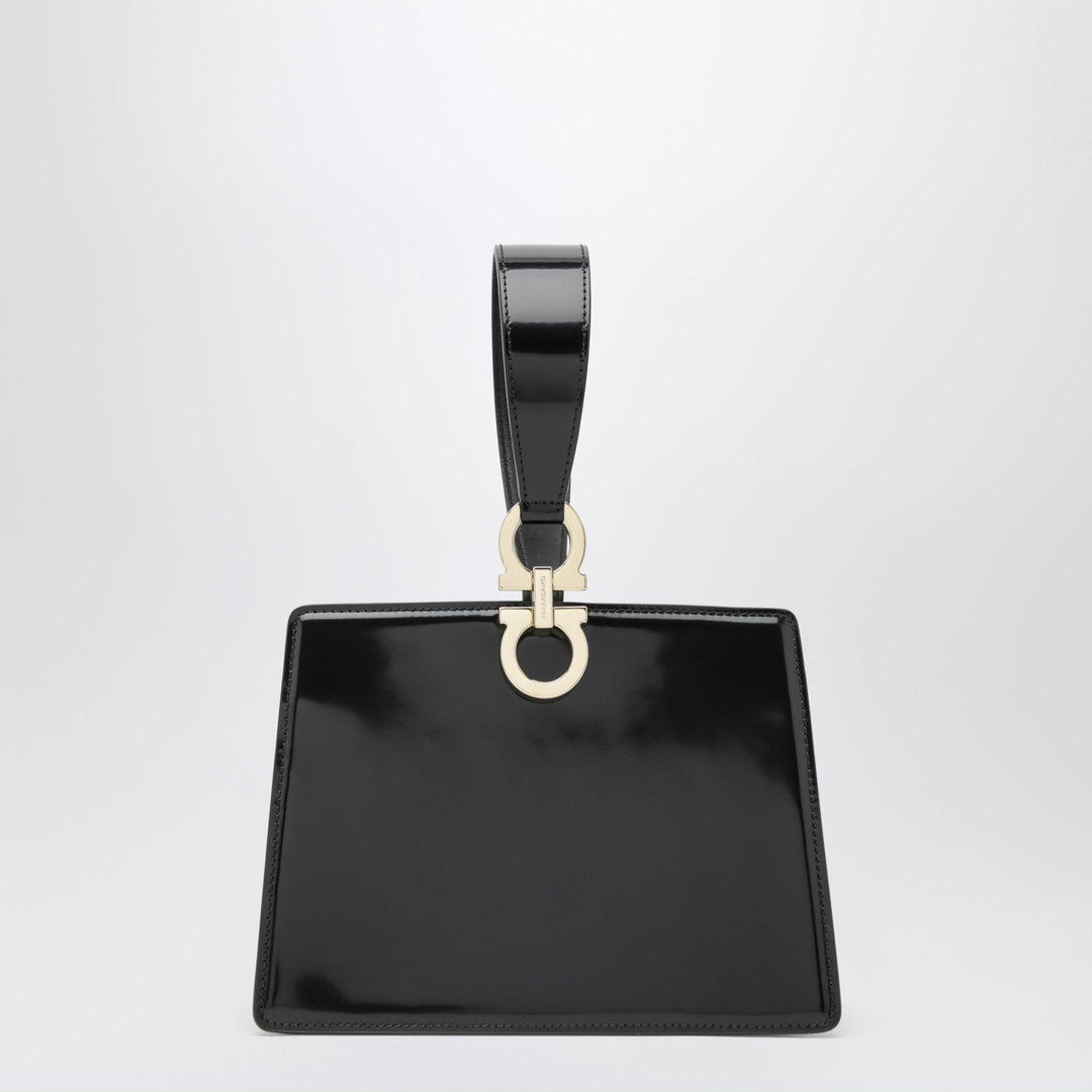 Apparel &amp; Accessories TU Ferragamo - Black double Gancini mini clutch Brand