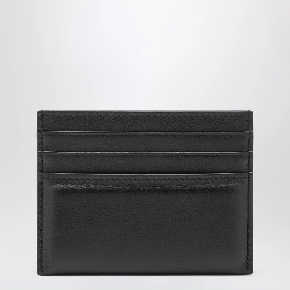Givenchy - Black leather card holder with logo Brand Apparel & Accessories U