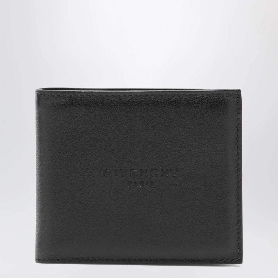 Givenchy - Embossed-logo calf leather wallet in black Brand Apparel & Accessories U