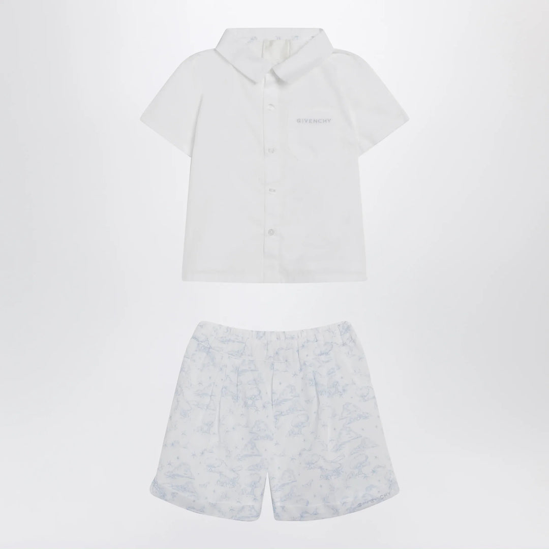 Givenchy - White/light blue cotton two-piece set Brand Apparel &amp; Accessories 6