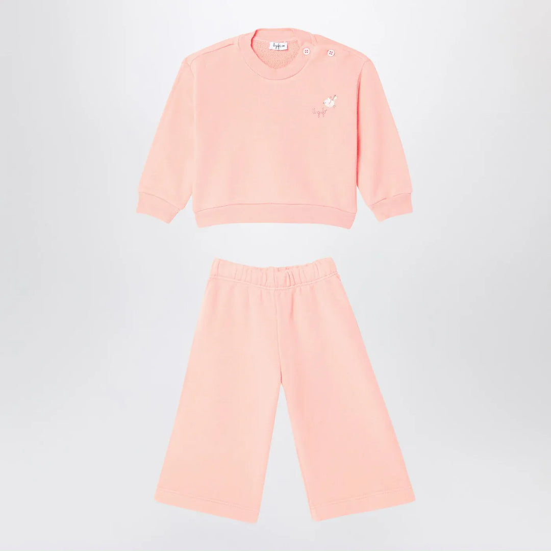 Il Gufo - Apricot-coloured set in cotton fleece Brand Apparel &amp; Accessories 5
