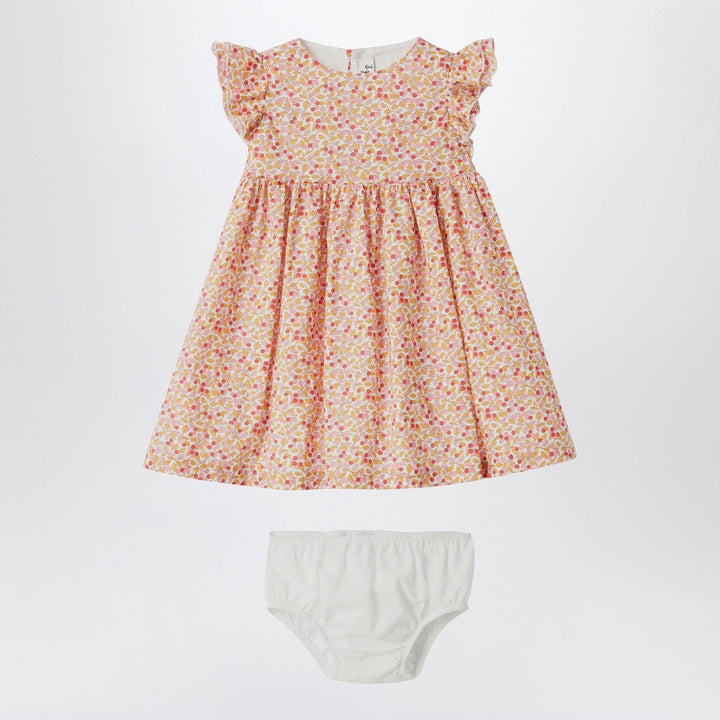 Apparel &amp; Accessories 12 Il Gufo - Apricot dress with culotte in Liberty fabric Brand