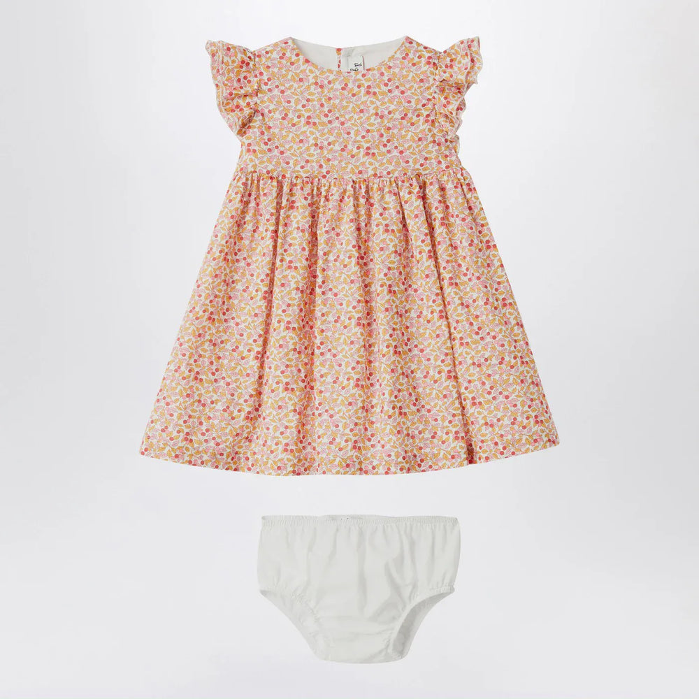 Il Gufo - Apricot dress with culotte in Liberty fabric Brand Apparel & Accessories 12