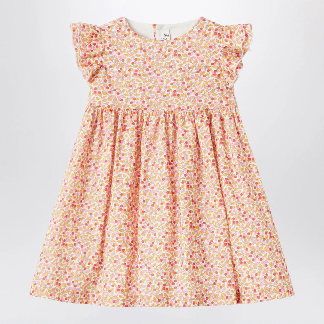 Il Gufo - Apricot dress with culotte in Liberty fabric Brand Apparel &amp; Accessories 12