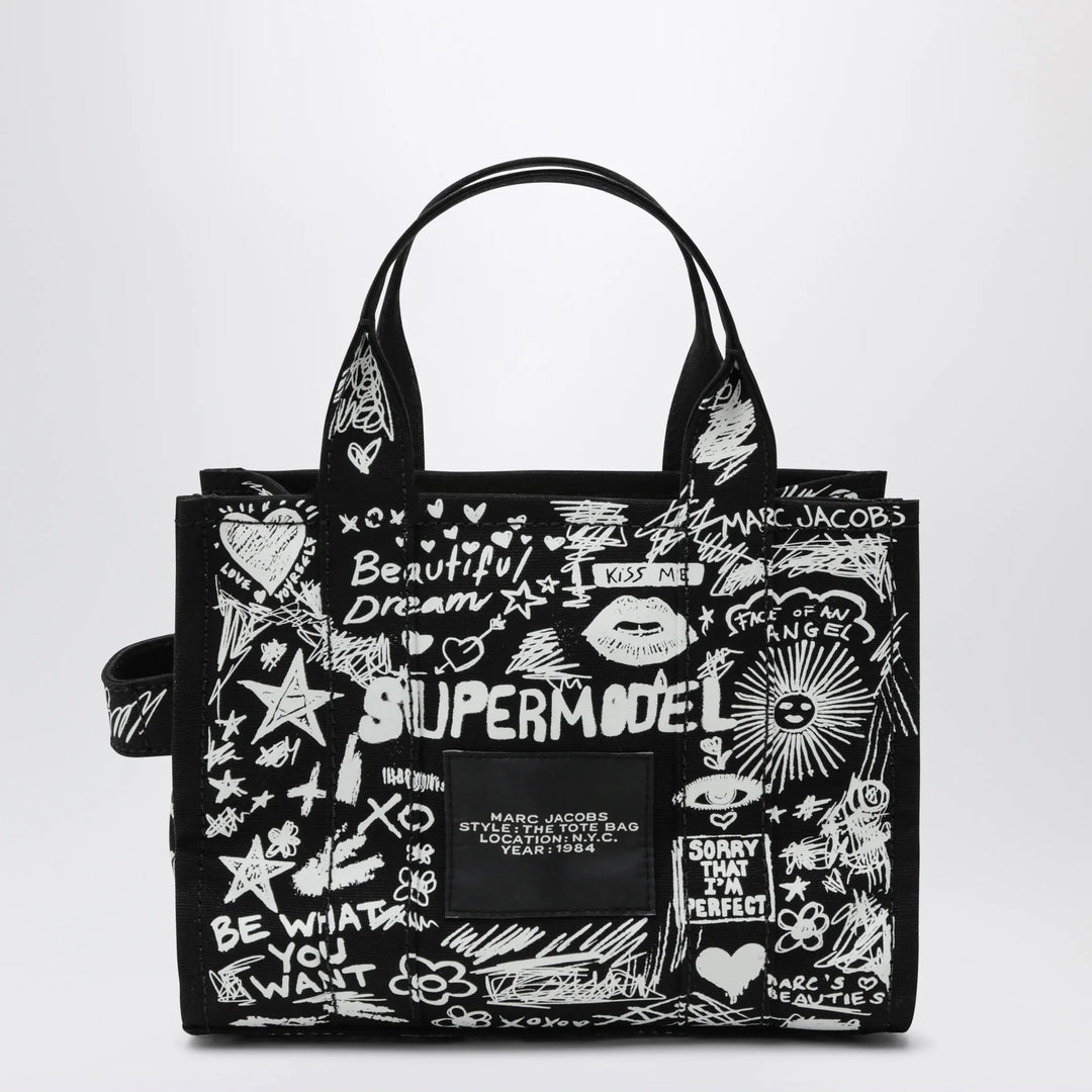 Marc Jacobs - The Tote Bag small black with punk lettering Brand Apparel &amp; Accessories > Jewelry TU