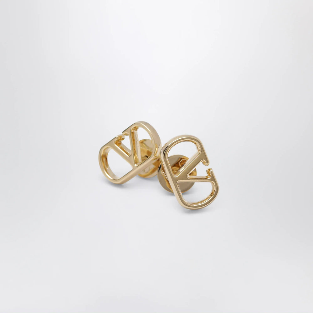 Valentino - VLogo Signature earrings in gold-tone metal Brand Apparel & Accessories > Jewelry TU