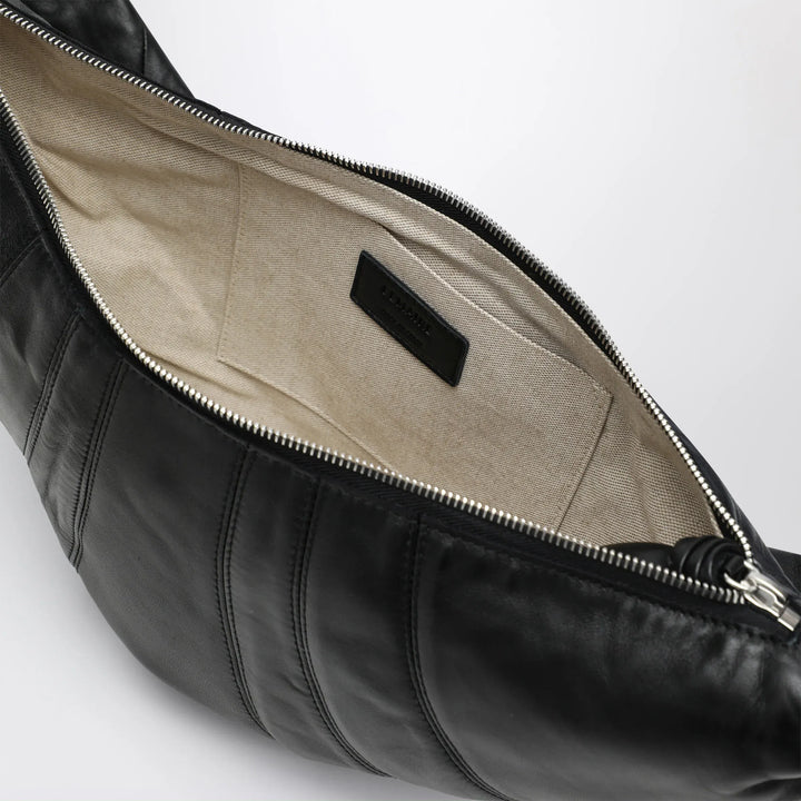 LEMAIRE - Medium Croissant bag in black leather Brand Apparel &amp; Accessories U