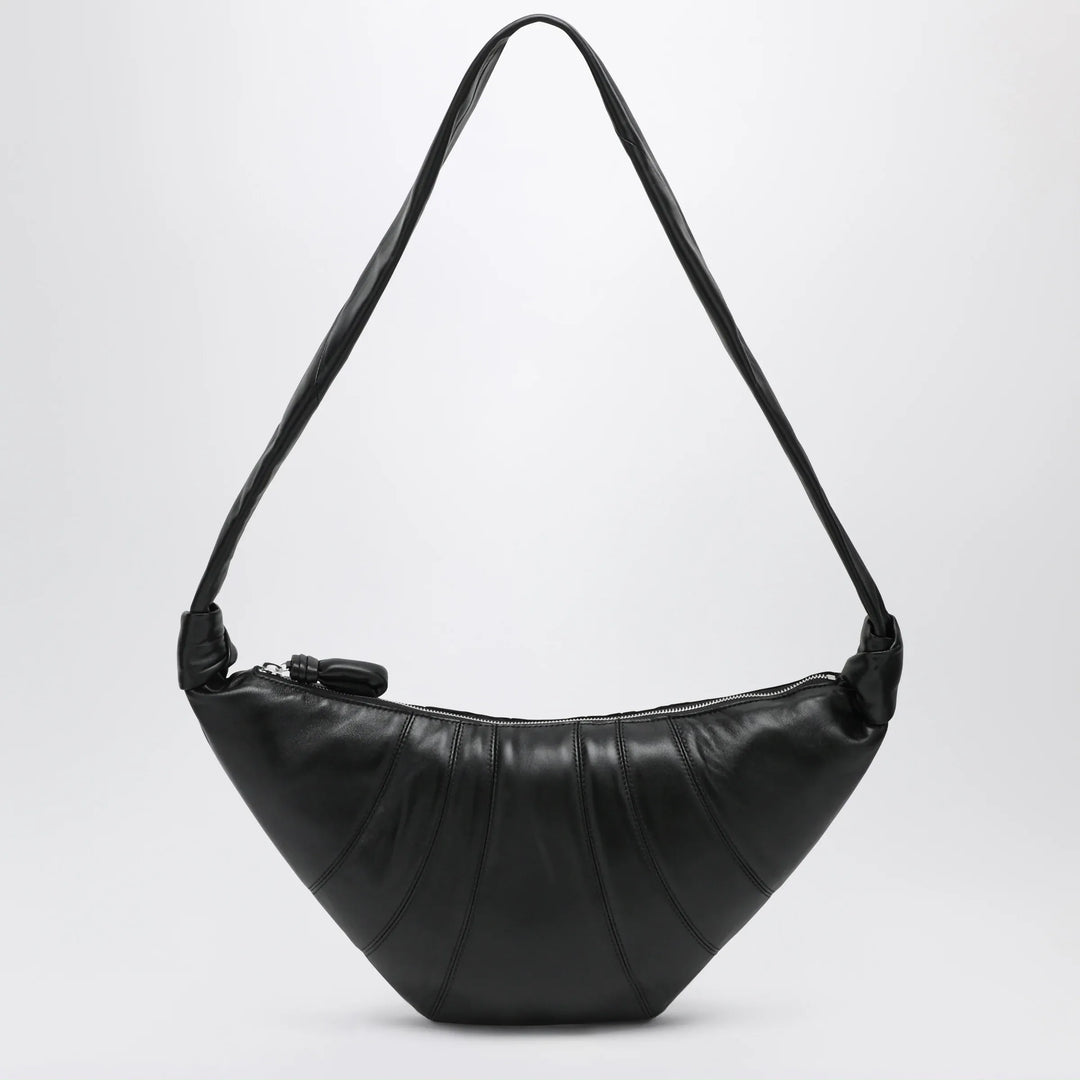 LEMAIRE - Medium Croissant bag in black leather Brand Apparel &amp; Accessories U