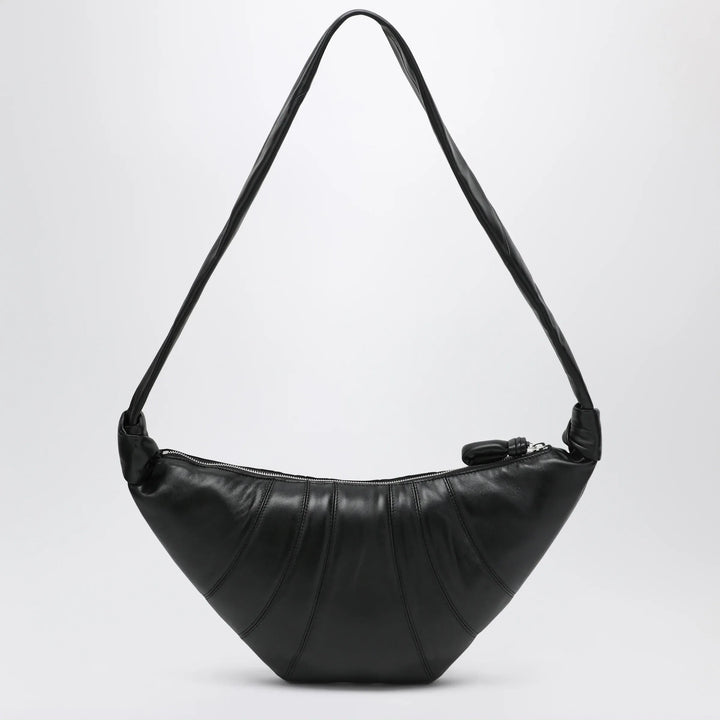 LEMAIRE - Medium Croissant bag in black leather Brand Apparel &amp; Accessories U
