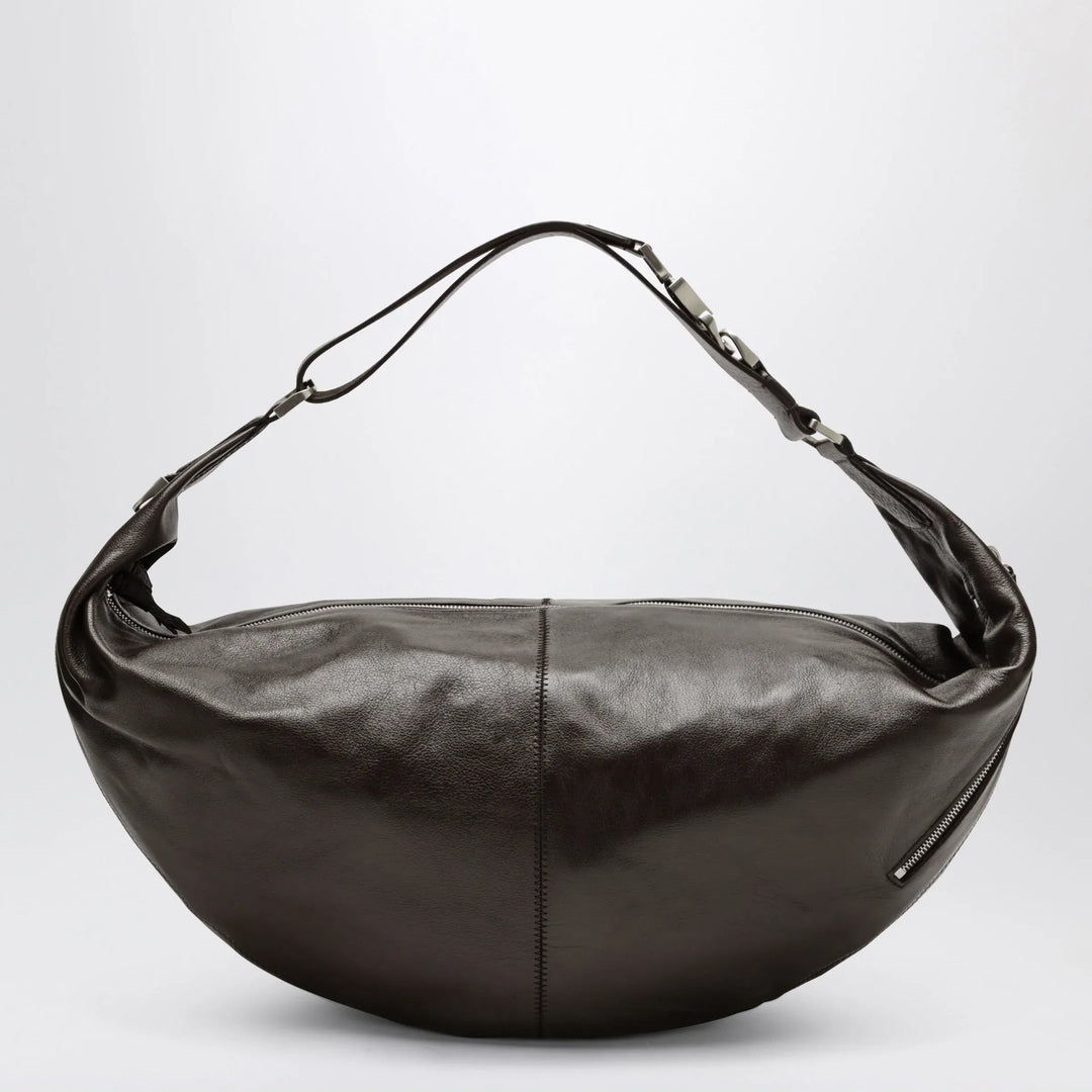 LEMAIRE - Quiver Clip brown leather bag Brand Apparel &amp; Accessories TU