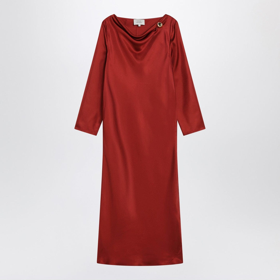Apparel &amp; Accessories LouLou De Saison - Zoya dress in red silk twill Brand
