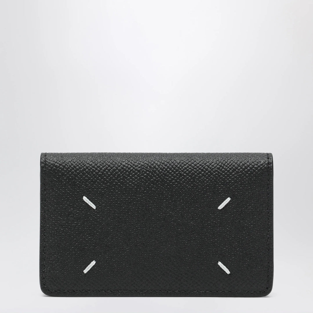 Maison Margiela - Black Four Stitches Card Holder Brand Apparel &amp; Accessories U
