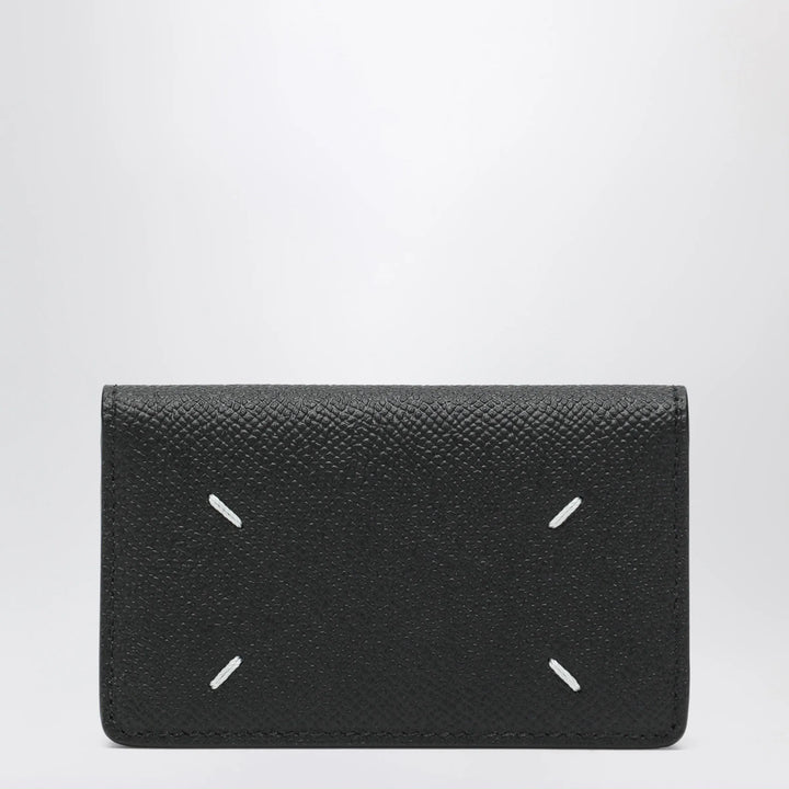 Maison Margiela - Black Four Stitches Card Holder Brand Apparel &amp; Accessories U