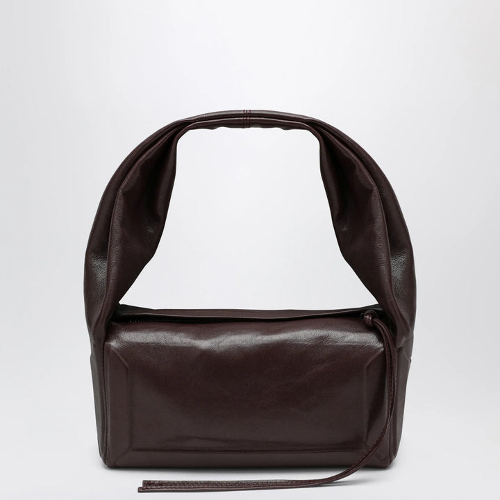 Maison Margiela - Box East West Small Bag in Burgundy Leather Brand Apparel &amp; Accessories U